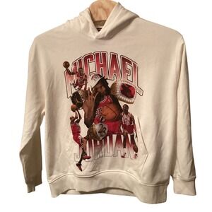 Jordan Michael Jordan Flight Graphic Hoodie Sail White HJ4396-133 Mens XXL NWT